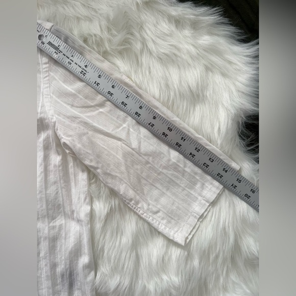 Lauren Ralph Lauren petite button down blouse size medium 100% cotton - Picture 4 of 6